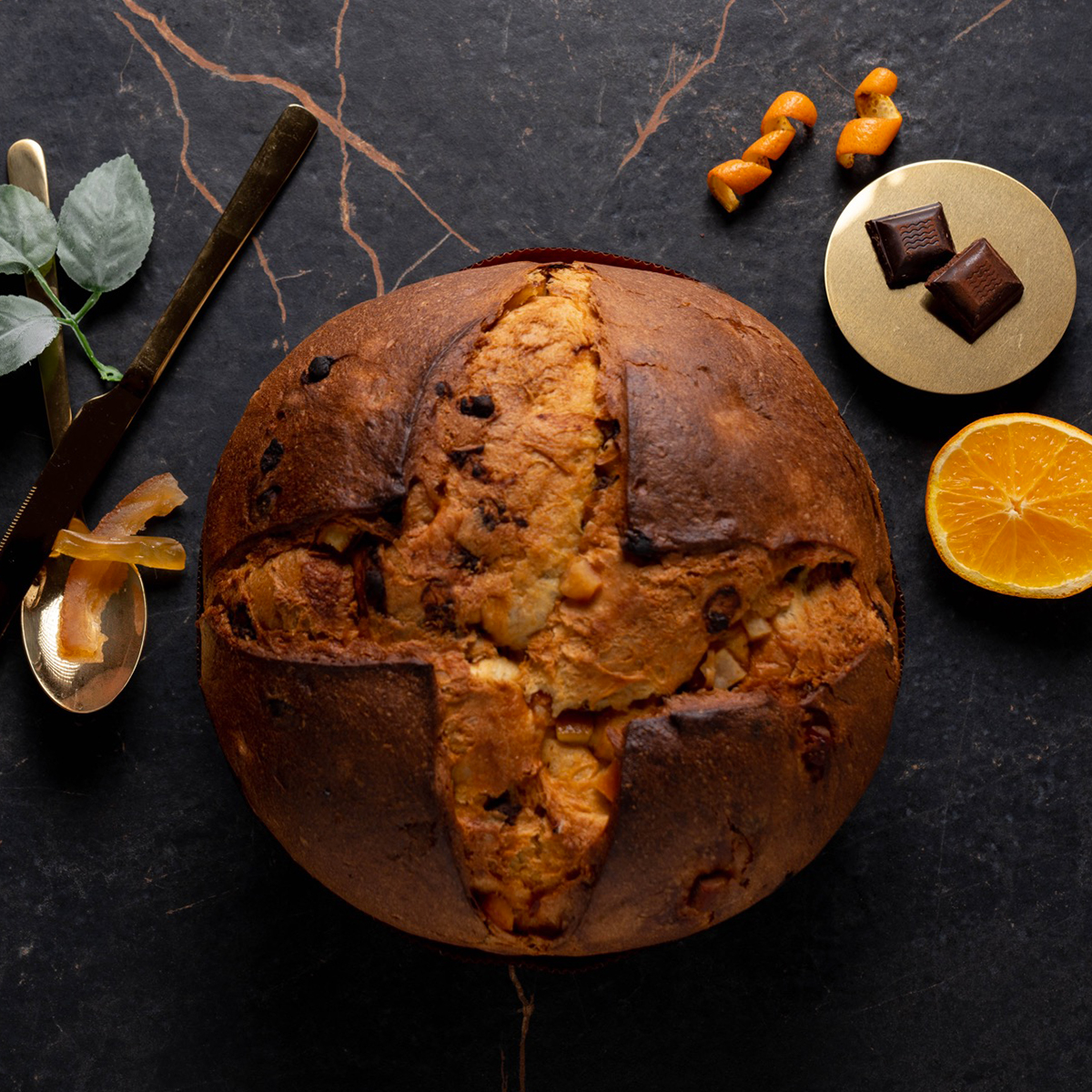 Panettone Arancia e Cioccolato - 1000g - immagine 2